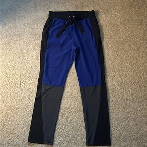 Womens Blue and Black Casual Pants Size Small